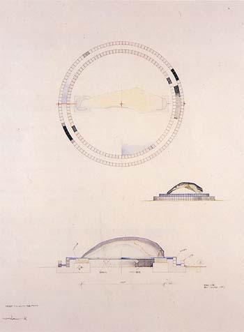 Drawing for Art Environment '96 , Ohfunato,Japan
